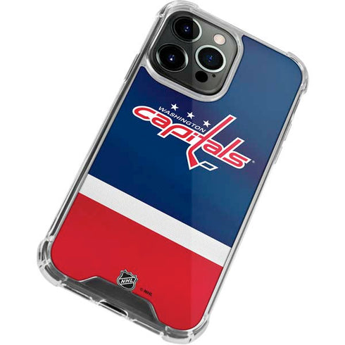 NHL Washington Capitals Jersey iPhone 13 Pro Clear Case