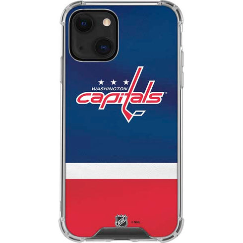 NHL Washington Capitals Jersey iPhone 14 Clear Case