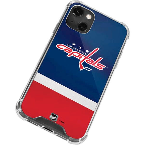 NHL Washington Capitals Jersey iPhone 14 Plus Clear Case