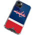 NHL Washington Capitals Jersey iPhone 14 Plus Clear Case