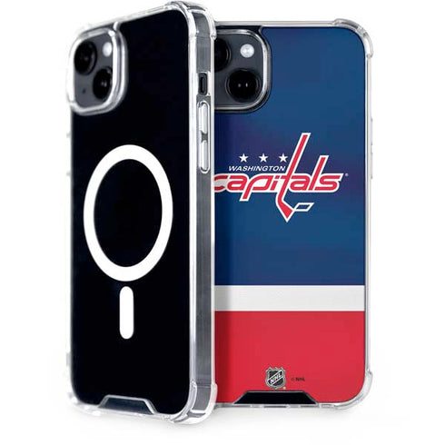 NHL Washington Capitals Jersey iPhone 15 Plus MagSafe Case