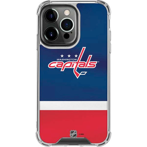 NHL Washington Capitals Jersey iPhone 15 Pro Clear Case