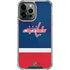NHL Washington Capitals Jersey iPhone 14 Pro Max Clear Case