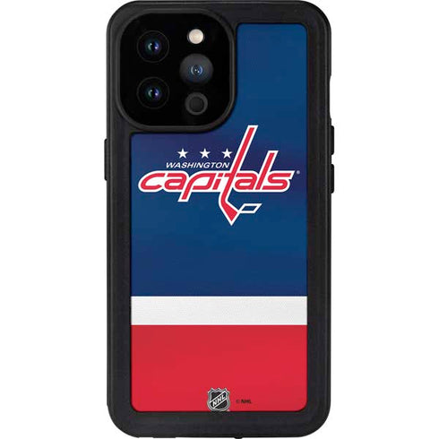 NHL Washington Capitals Jersey iPhone 14 Pro Max Waterproof Case