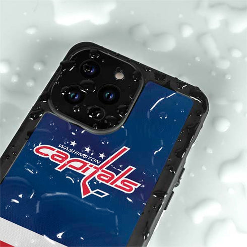 NHL Washington Capitals Jersey iPhone 14 Pro Max Waterproof Case