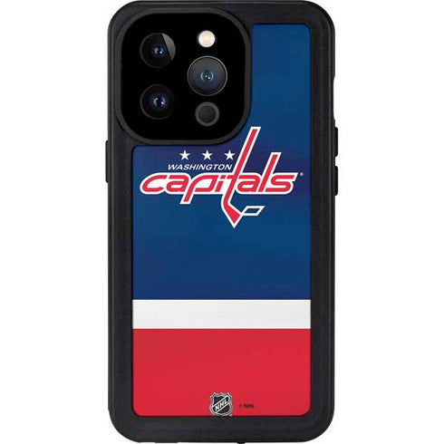 NHL Washington Capitals Jersey iPhone 14 Pro Waterproof Case