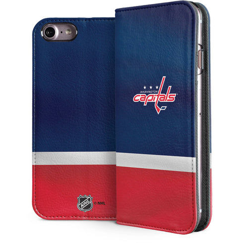 NHL Washington Capitals Jersey iPhone 8 Folio Case