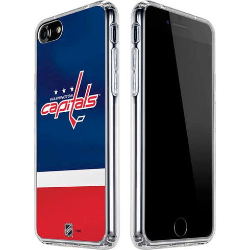 NHL Washington Capitals Jersey iPhone SE (2nd & 3rd Gen) Clear Case