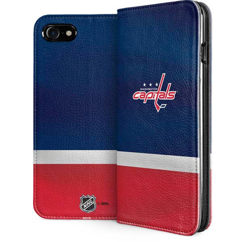 NHL Washington Capitals Jersey iPhone SE (2nd & 3rd Gen) Folio Case