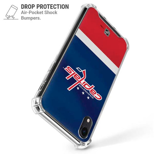 NHL Washington Capitals Jersey iPhone XR Clear Case
