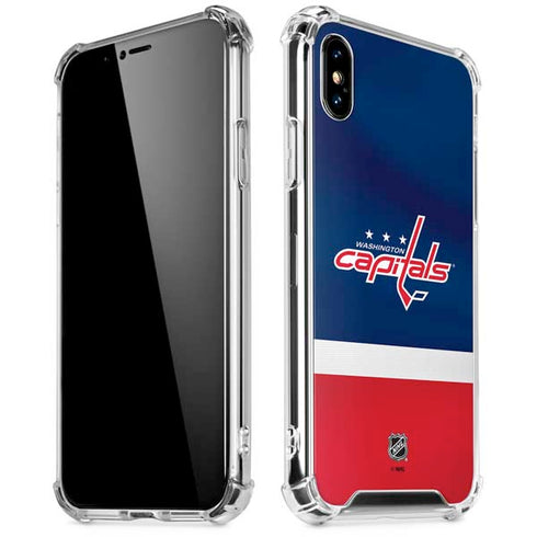 NHL Washington Capitals Jersey iPhone XS Max Clear Case
