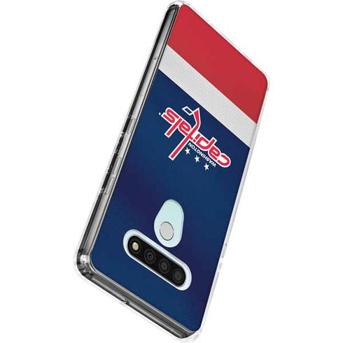 NHL Washington Capitals Jersey LG Stylo 6 Clear Case