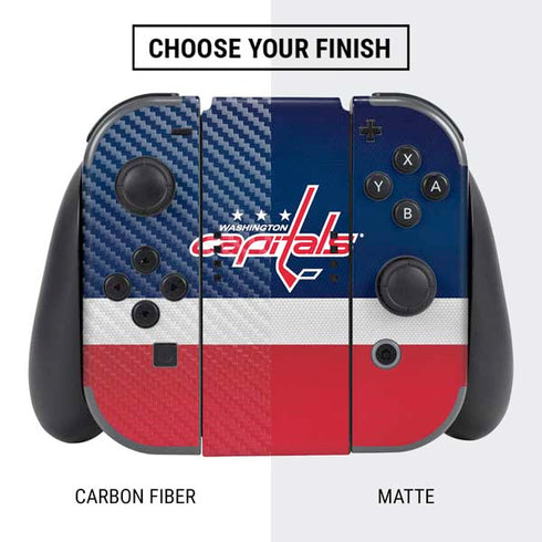 NHL Washington Capitals Jersey Nintendo Switch Bundle Skin