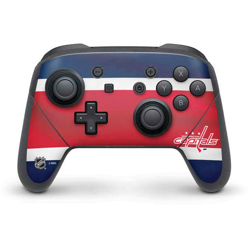NHL Washington Capitals Jersey Nintendo Switch Pro Controller Skin