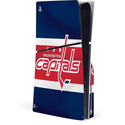 NHL Washington Capitals Jersey PS5 Slim Disk Console Skin