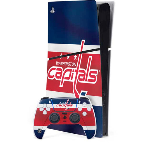NHL Washington Capitals Jersey PS5 Slim Digital Edition Console Skin