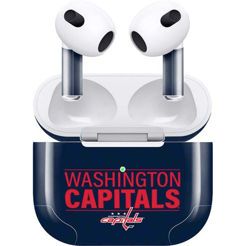 NHL Washington Capitals Lineup Apple AirPods (3rd Gen 2021) Skin
