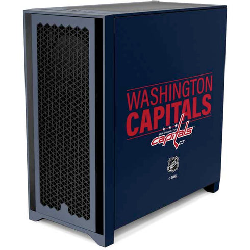 NHL Washington Capitals Lineup Corsair 4000D Tempered Glass Mid-Tower ATX Case Skin