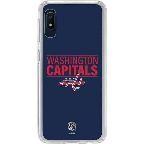NHL Washington Capitals Lineup Galaxy A10e Clear Case