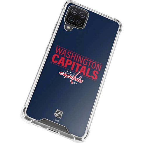 NHL Washington Capitals Lineup Galaxy A12 Clear Case