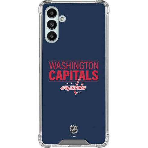 NHL Washington Capitals Lineup Galaxy A13 5G Clear Case