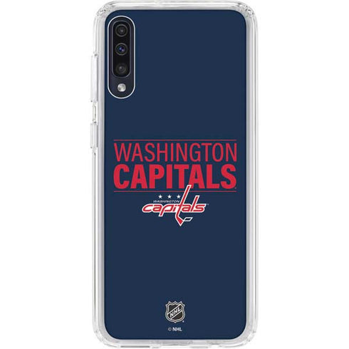 NHL Washington Capitals Lineup Galaxy A50 Clear Case