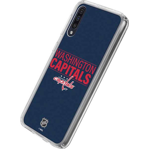 NHL Washington Capitals Lineup Galaxy A50 Clear Case