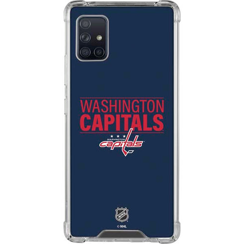 NHL Washington Capitals Lineup Galaxy A51 5G Clear Case