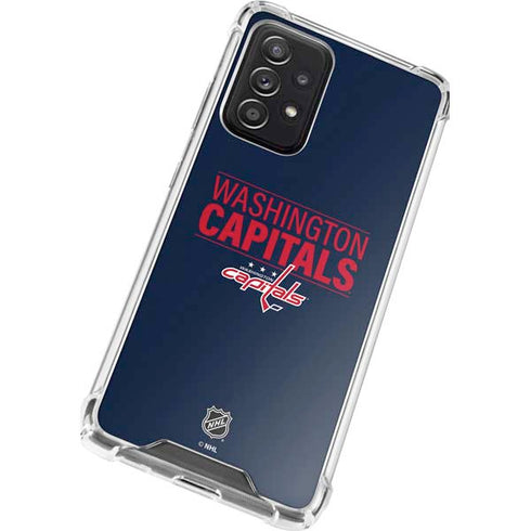 NHL Washington Capitals Lineup Galaxy A52 5G Clear Case