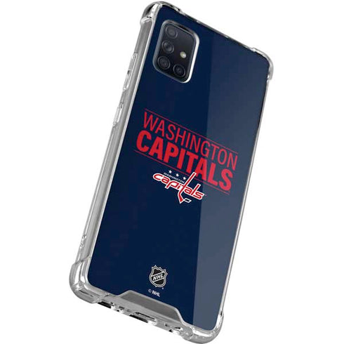 NHL Washington Capitals Lineup Galaxy A71 5G Clear Case