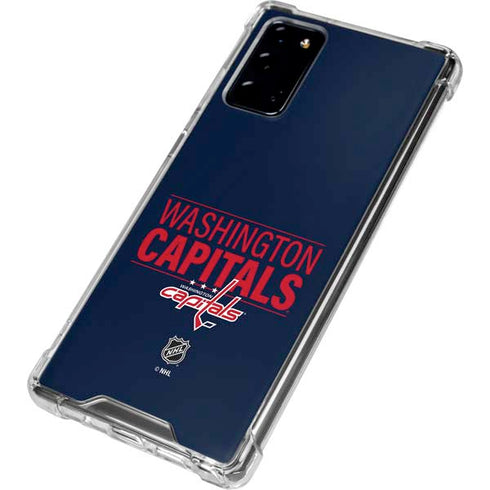 NHL Washington Capitals Lineup Galaxy Note20 5G Clear Case