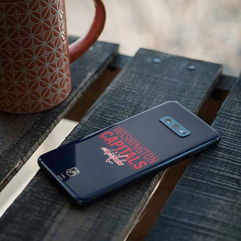 NHL Washington Capitals Lineup Galaxy S10e Skin