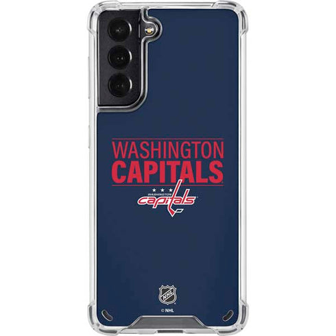 NHL Washington Capitals Lineup Galaxy S21 5G Clear Case
