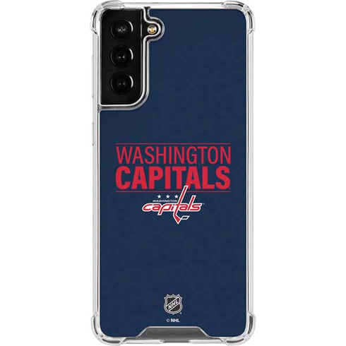 NHL Washington Capitals Lineup Galaxy S21 FE Clear Case