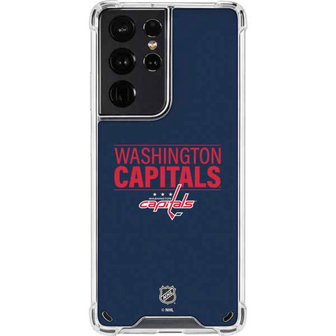 NHL Washington Capitals Lineup Galaxy S21 Ultra 5G Clear Case