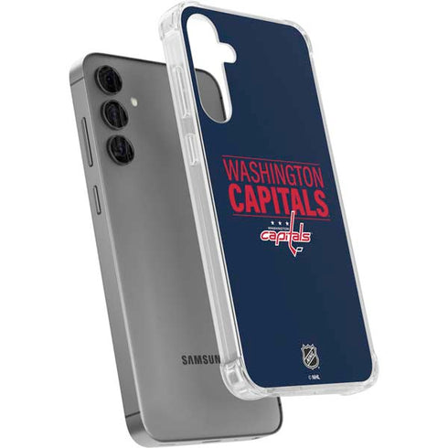 NHL Washington Capitals Lineup Galaxy S24 Plus Clear Case