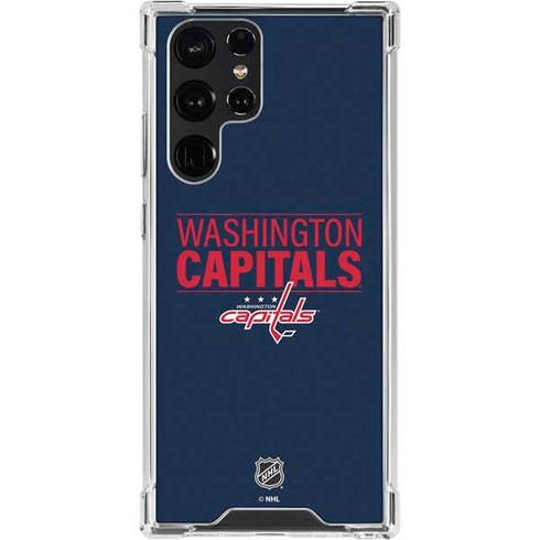 NHL Washington Capitals Lineup Galaxy S24 Ultra Clear Case