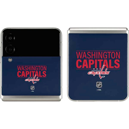 NHL Washington Capitals Lineup Galaxy Z Flip3 5G Skin