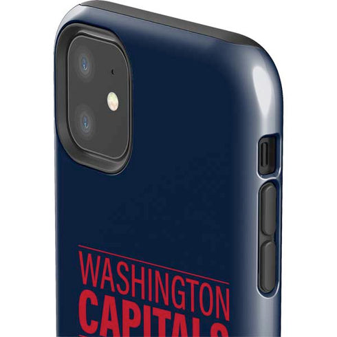 NHL Washington Capitals Lineup iPhone 11 Impact Case