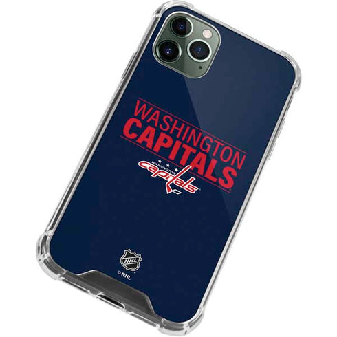NHL Washington Capitals Lineup iPhone 11 Pro Max Clear Case
