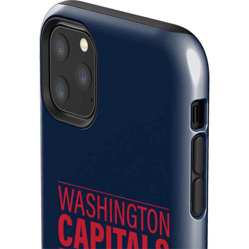 NHL Washington Capitals Lineup iPhone 11 Pro Max Impact Case