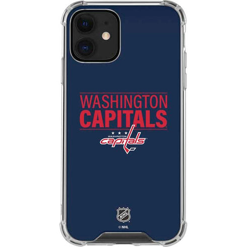 NHL Washington Capitals Lineup iPhone 12 Mini Clear Case