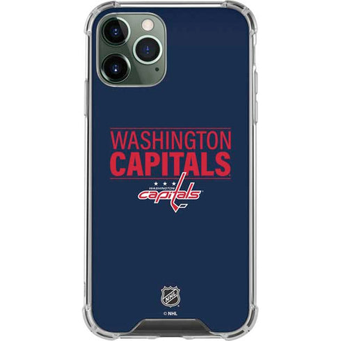 NHL Washington Capitals Lineup iPhone 12 Pro Clear Case