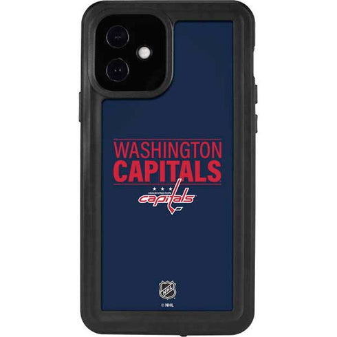 NHL Washington Capitals Lineup iPhone 12 Waterproof Case