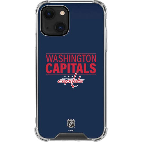 NHL Washington Capitals Lineup iPhone 14 Plus Clear Case