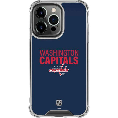 NHL Washington Capitals Lineup iPhone 14 Pro Clear Case