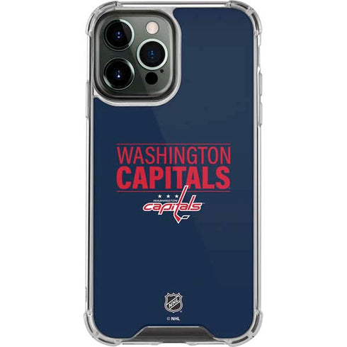 NHL Washington Capitals Lineup iPhone 14 Pro Max Clear Case