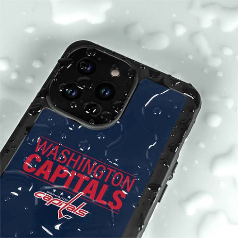 NHL Washington Capitals Lineup iPhone 14 Pro Max Waterproof Case