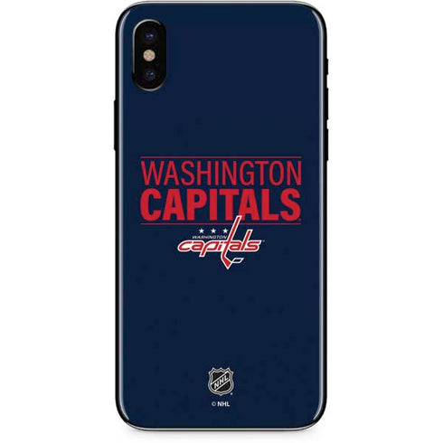 NHL Washington Capitals Lineup iPhone XS Skin