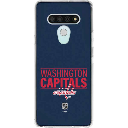 NHL Washington Capitals Lineup LG Stylo 6 Clear Case
